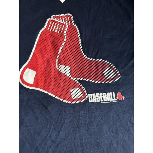 NWT Boston Red Sox Shirt Mens Adult Blue Casual Outdoors MLB Baseball Size XL - Picture 5 of 9